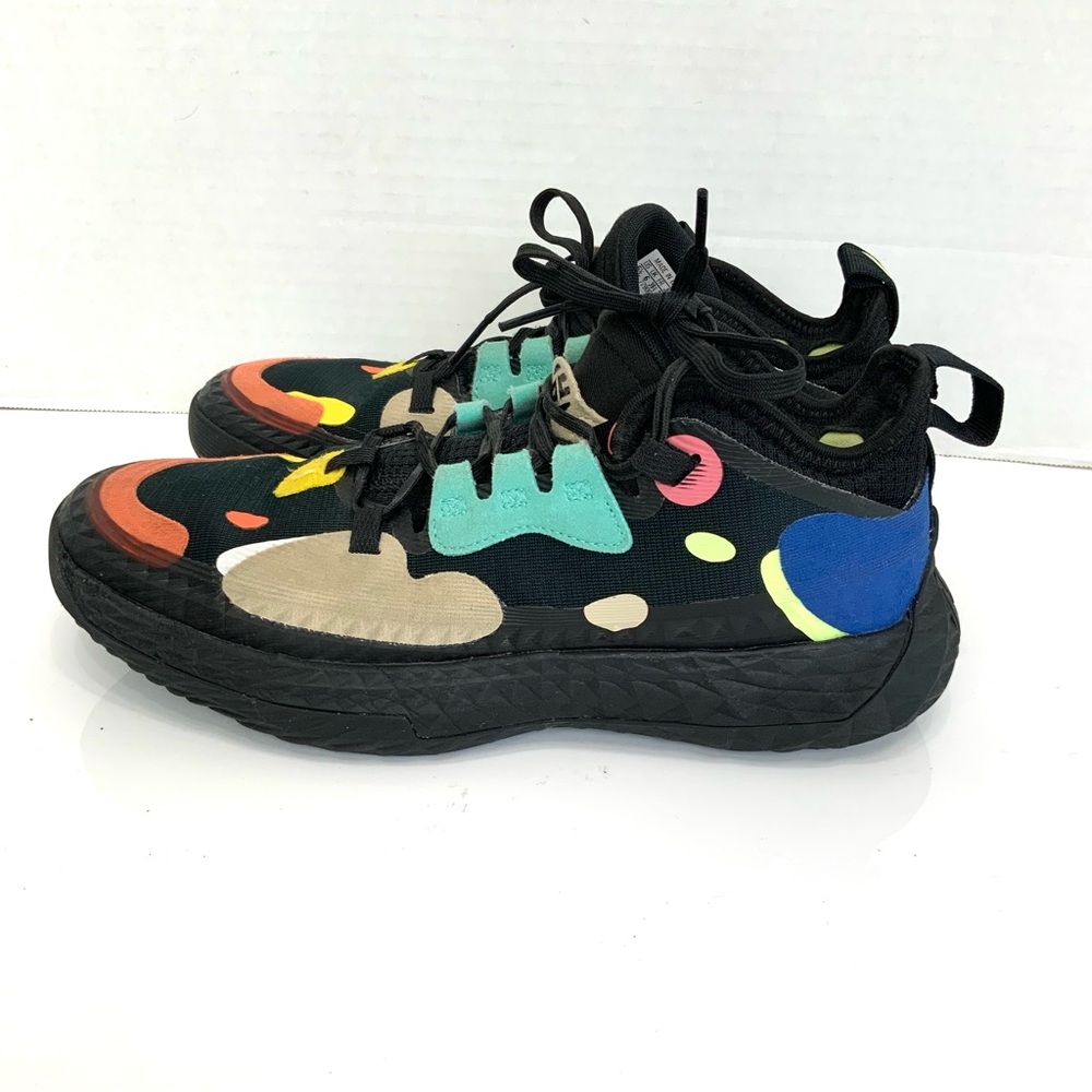 adidas Black Multicolor Athletic Shoes - Picture 4 of 10